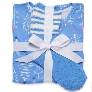 Thereabouts Little & Big Girls Holiday PJ Set